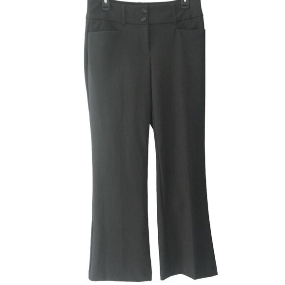 Alfani Womens Wide-Leg Trouser Pants Gray Size 4S - Picture 3 of 7